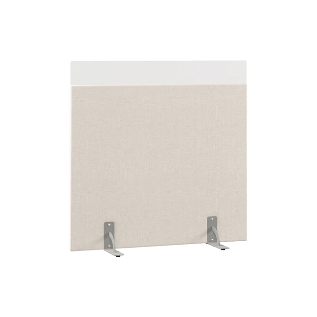 Перегородка акустическая на стационарных опорах Призма ПЗ.АЛ.С-120/120 Ткань Ромео 02