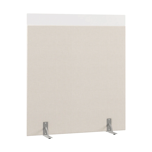 Перегородка акустическая на стационарных опорах Призма ПЗ.АЛ.С-140/160 Ткань Ромео 02