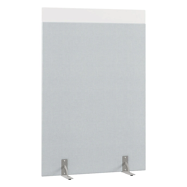 Перегородка акустическая на стационарных опорах Призма ПЗ.АЛ.С-120/180 Ткань Ромео 013