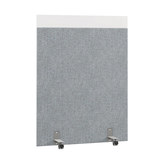 Перегородка акустическая на роликовых опорах Призма ПЗ.АЛ.Р-120/160 Рогожка Kiton 06