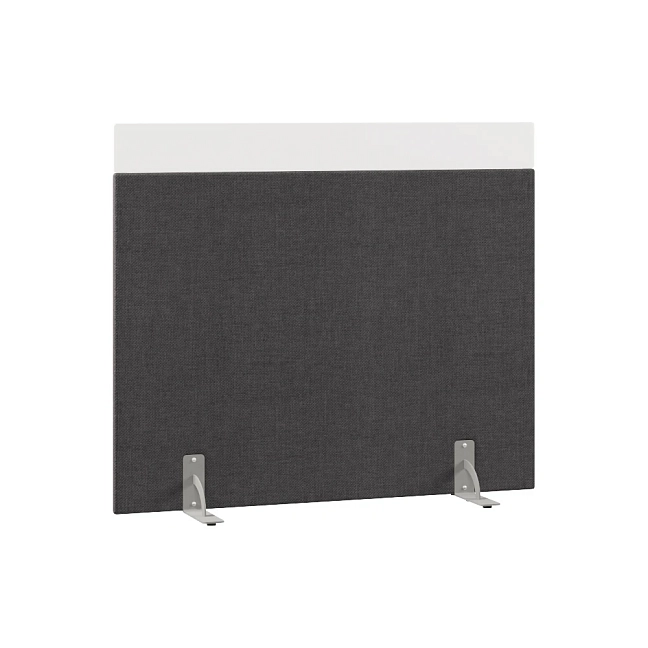 Перегородка акустическая на стационарных опорах Призма ПЗ.АЛ.С-140/120 Рогожка Kiton 07