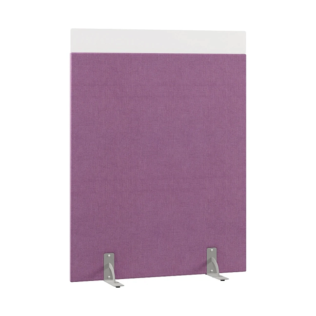 Перегородка акустическая на стационарных опорах Призма ПЗ.АЛ.С-120/160 Ткань Ромео 06