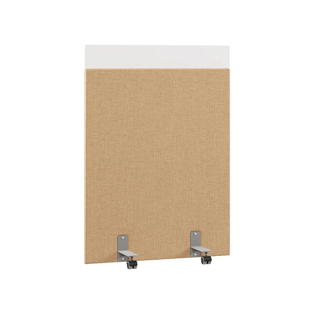 Перегородка акустическая на роликовых опорах Призма ПЗ.АЛ.Р-100/150 Рогожка Kiton 03