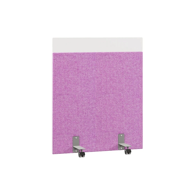 Перегородка акустическая на роликовых опорах Призма ПЗ.АЛ.Р-70/120 Рогожка Kiton 13