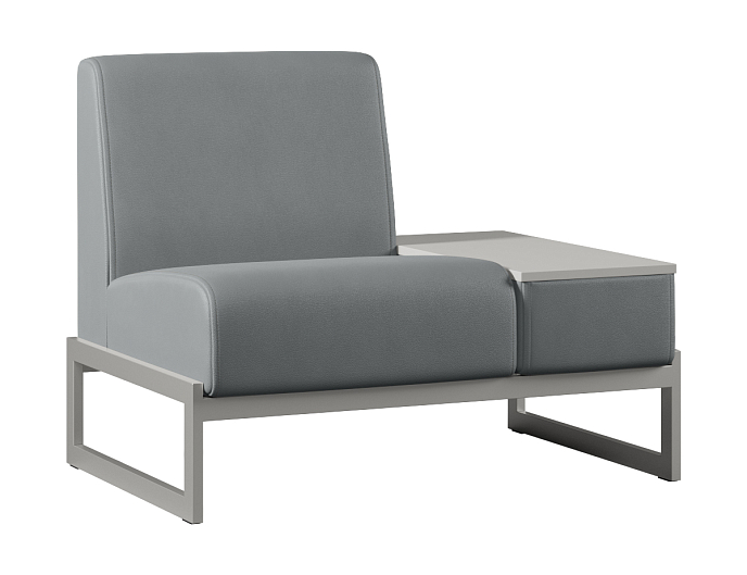 Мягкое кресло со столиком слева Smart SM-01.ST(L) Экокожа Oregon 17