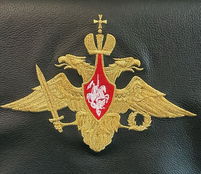 Вышивка логотипа/герба/надписи ( дополнительно к стоимости каждого кресла) 