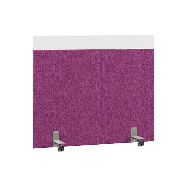 Перегородка акустическая на роликовых опорах Призма ПЗ.АЛ.Р-140/120 Рогожка Kiton 14