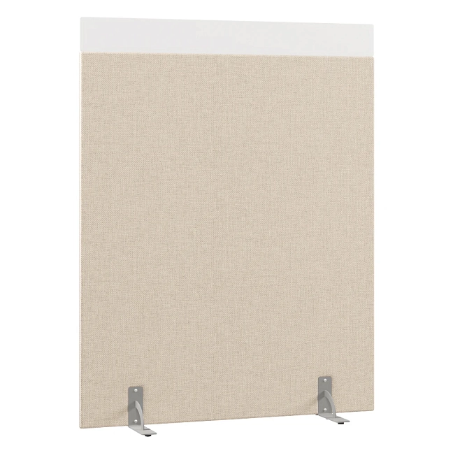 Перегородка акустическая на стационарных опорах Призма ПЗ.АЛ.С-140/180 Рогожка Kiton 01