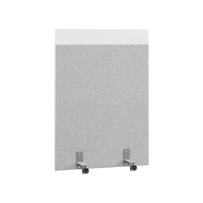 Перегородка акустическая на роликовых опорах Призма ПЗ.АЛ.Р-80/140 Рогожка Kiton 05