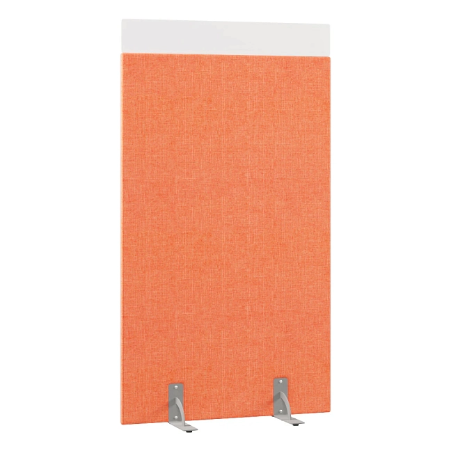 Перегородка акустическая на стационарных опорах Призма ПЗ.АЛ.С-80/180 Ткань Ромео 08
