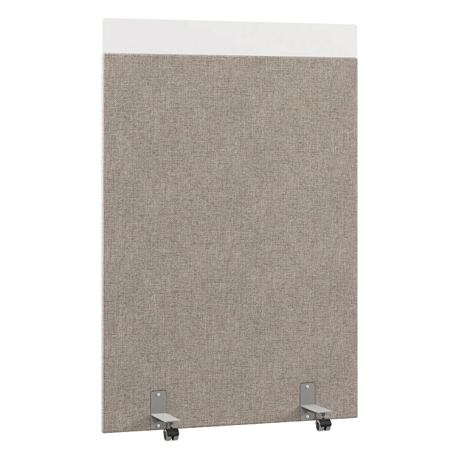 Перегородка акустическая на роликовых опорах Призма ПЗ.АЛ.Р-120/180 Рогожка Kiton 04