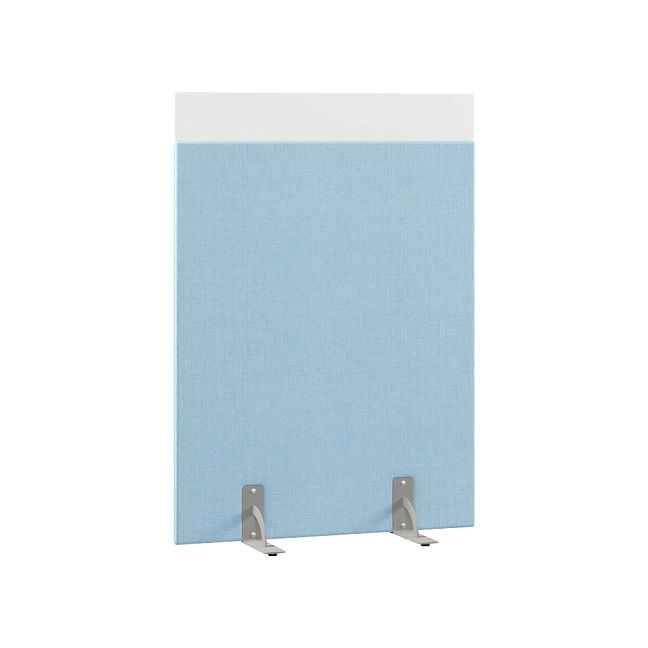 Перегородка акустическая на стационарных опорах Призма ПЗ.АЛ.С-70/150 Ткань Ромео 09