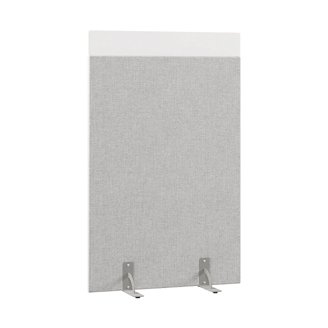 Перегородка акустическая на стационарных опорах Призма ПЗ.АЛ.С-70/160 Рогожка Kiton 05