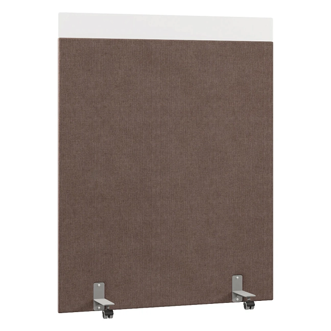 Перегородка акустическая на роликовых опорах Призма ПЗ.АЛ.Р-140/180 Ткань Ромео 04