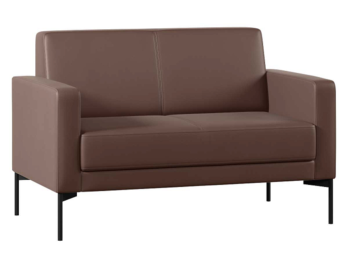 Двухместный диван с подлокотниками Статус СТ-П.02 Экокожа Oregon 26