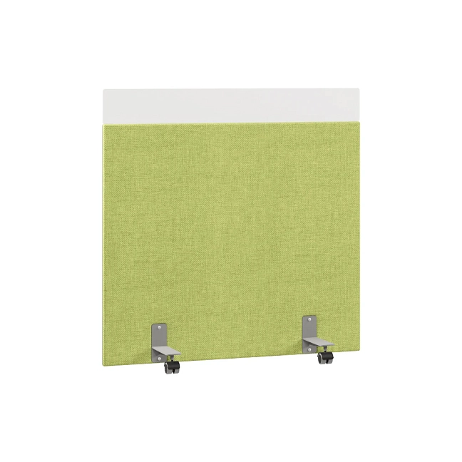 Перегородка акустическая на роликовых опорах Призма ПЗ.АЛ.Р-120/120 Рогожка Kiton 08