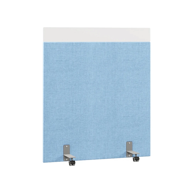 Перегородка акустическая на роликовых опорах Призма ПЗ.АЛ.Р-120/140 Рогожка Kiton 11