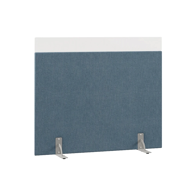 Перегородка акустическая на стационарных опорах Призма ПЗ.АЛ.С-140/120 Ткань Ромео 010