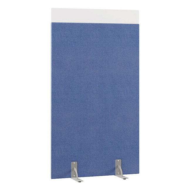 Перегородка акустическая на стационарных опорах Призма ПЗ.АЛ.С-80/180 Ткань Ромео 011