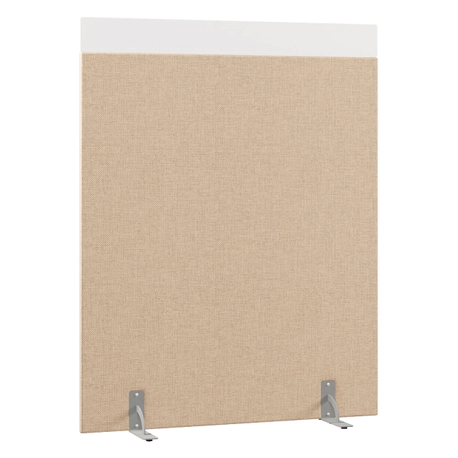 Перегородка акустическая на стационарных опорах Призма ПЗ.АЛ.С-140/180 Рогожка Kiton 02