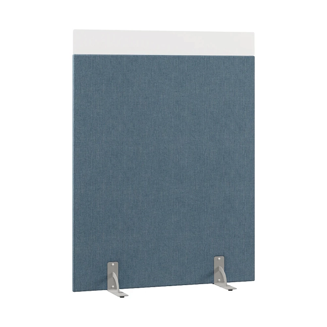 Перегородка акустическая на стационарных опорах Призма ПЗ.АЛ.С-120/160 Ткань Ромео 010