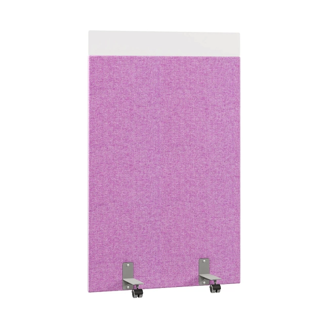 Перегородка акустическая на роликовых опорах Призма ПЗ.АЛ.Р-70/160 Рогожка Kiton 13