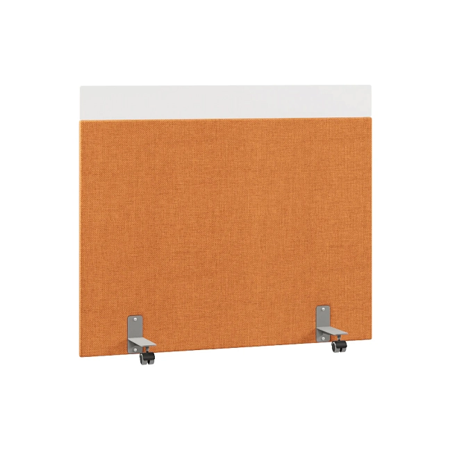 Перегородка акустическая на роликовых опорах Призма ПЗ.АЛ.Р-140/120 Рогожка Kiton 09