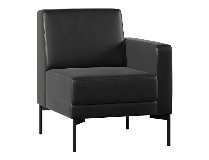 Диван с подлокотником одноместный левый Статус СТ-1П.01(Л) Экокожа Oregon 16