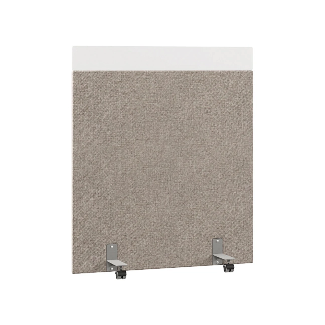 Перегородка акустическая на роликовых опорах Призма ПЗ.АЛ.Р-120/140 Рогожка Kiton 04