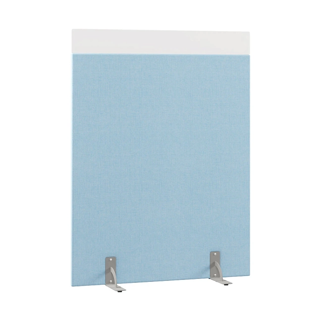 Перегородка акустическая на стационарных опорах Призма ПЗ.АЛ.С-120/160 Ткань Ромео 09