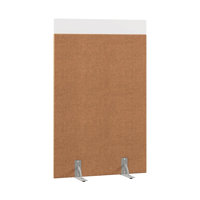 Перегородка акустическая на стационарных опорах Призма ПЗ.АЛ.С-70/160 Рогожка Kiton 10