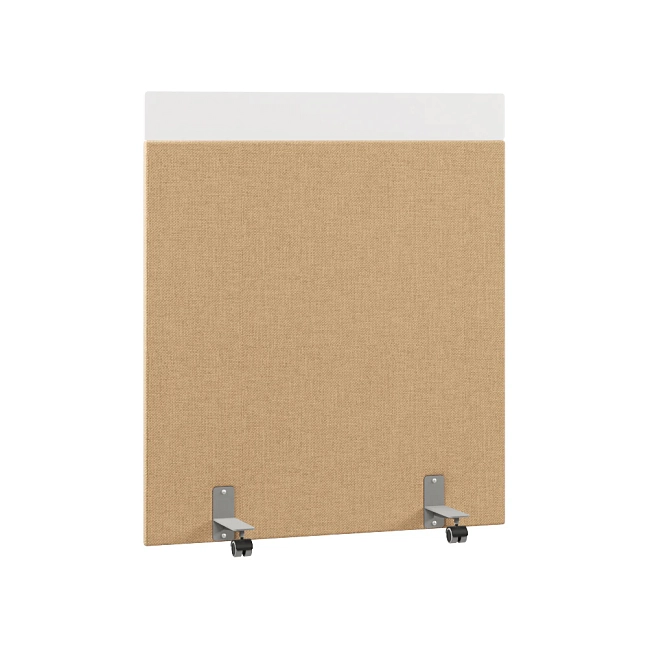 Перегородка акустическая на роликовых опорах Призма ПЗ.АЛ.Р-120/150 Рогожка Kiton 03