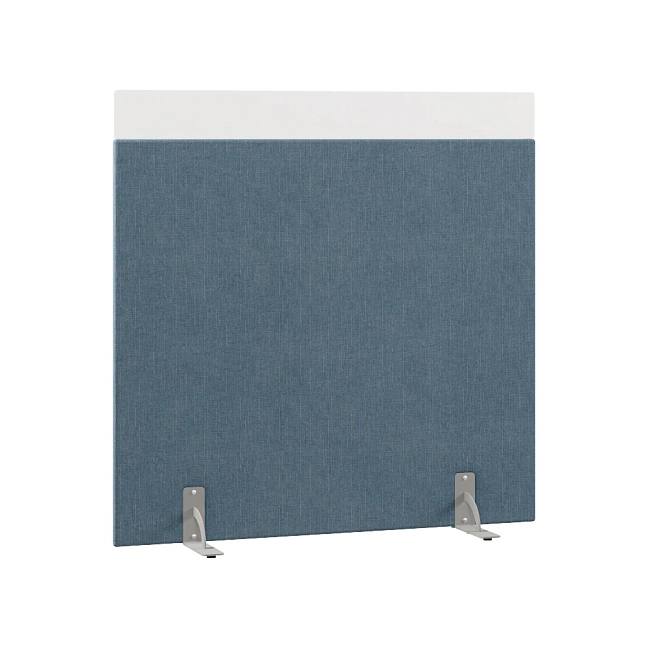 Перегородка акустическая на стационарных опорах Призма ПЗ.АЛ.С-140/150 Ткань Ромео 010