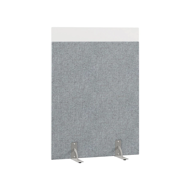 Перегородка акустическая на стационарных опорах Призма ПЗ.АЛ.С-100/140 Рогожка Kiton 06