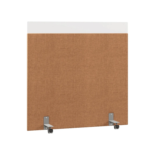 Перегородка акустическая на роликовых опорах Призма ПЗ.АЛ.Р-140/150 Рогожка Kiton 10