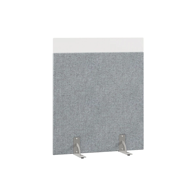 Перегородка акустическая на стационарных опорах Призма ПЗ.АЛ.С-70/120 Рогожка Kiton 06