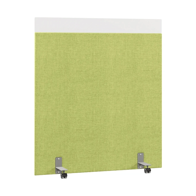 Перегородка акустическая на роликовых опорах Призма ПЗ.АЛ.Р-140/160 Рогожка Kiton 08