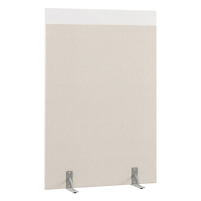 Перегородка акустическая на стационарных опорах Призма ПЗ.АЛ.С-120/180 Ткань Ромео 02