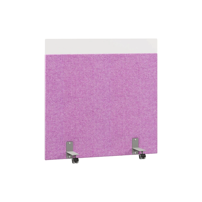 Перегородка акустическая на роликовых опорах Призма ПЗ.АЛ.Р-120/120 Рогожка Kiton 13