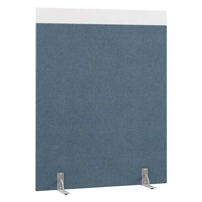 Перегородка акустическая на стационарных опорах Призма ПЗ.АЛ.С-140/180 Ткань Ромео 010