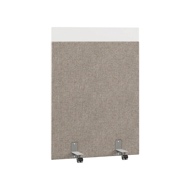 Перегородка акустическая на роликовых опорах Призма ПЗ.АЛ.Р-70/140 Рогожка Kiton 04