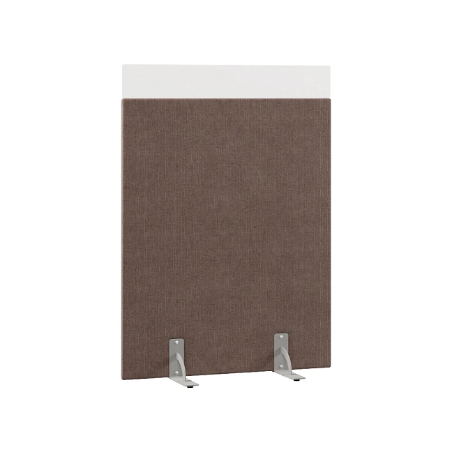 Перегородка акустическая на стационарных опорах Призма ПЗ.АЛ.С-80/140 Ткань Ромео 04