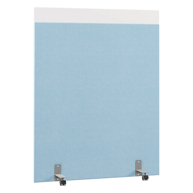 Перегородка акустическая на роликовых опорах Призма ПЗ.АЛ.Р-140/180 Ткань Ромео 09