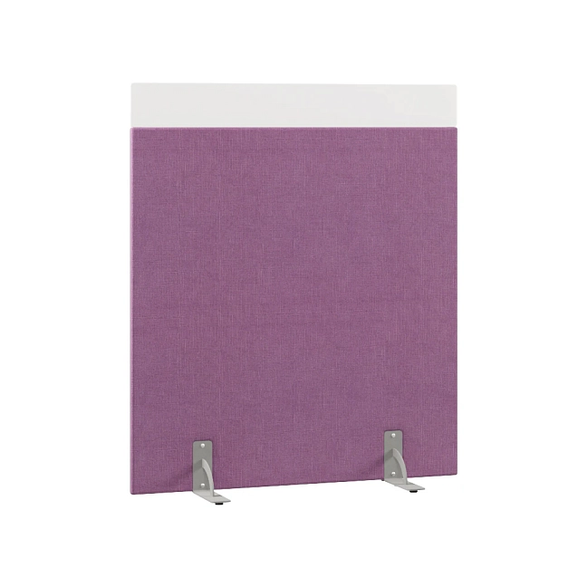 Перегородка акустическая на стационарных опорах Призма ПЗ.АЛ.С-120/150 Ткань Ромео 06