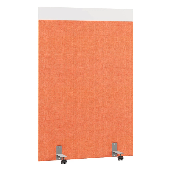 Перегородка акустическая на роликовых опорах Призма ПЗ.АЛ.Р-120/180 Ткань Ромео 08