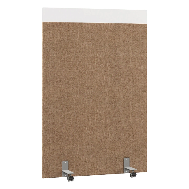 Перегородка акустическая на роликовых опорах Призма ПЗ.АЛ.Р-120/180 Ткань Ромео 03