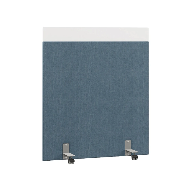 Перегородка акустическая на роликовых опорах Призма ПЗ.АЛ.Р-120/140 Ткань Ромео 010