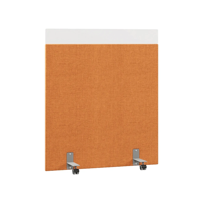 Перегородка акустическая на роликовых опорах Призма ПЗ.АЛ.Р-120/150 Рогожка Kiton 09