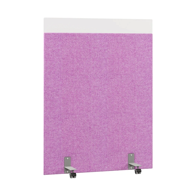 Перегородка акустическая на роликовых опорах Призма ПЗ.АЛ.Р-120/160 Рогожка Kiton 13