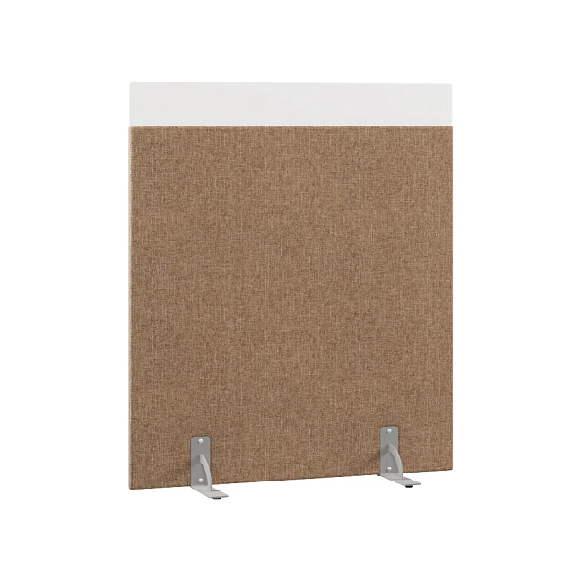 Перегородка акустическая на стационарных опорах Призма ПЗ.АЛ.С-120/150 Ткань Ромео 03